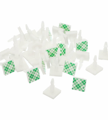 PATIKIL Sticky PCB Spacer Adhesive Standoffs 0.37" Height White 40 Pcs