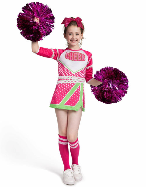 Load image into Gallery viewer, Spooktacular Creations Girls Cheerleader Costume Long Sleeve Size L
