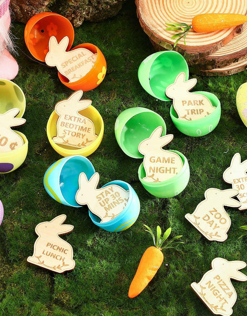 Load image into Gallery viewer, CypherX Halloween Wood Craft Tokens for Kids, 30 Pieces, DIY Activity &amp; Rewards
