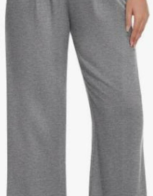 Load image into Gallery viewer, M MOTEEPI Business Casual Wide Leg Dress Pants Dark Grey Size M
