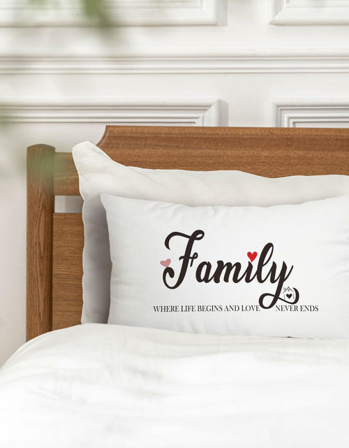 Load image into Gallery viewer, Fihjm Family Throw Pillow Cover 12x20 Beige Farmhouse Home Decor 24 Pack
