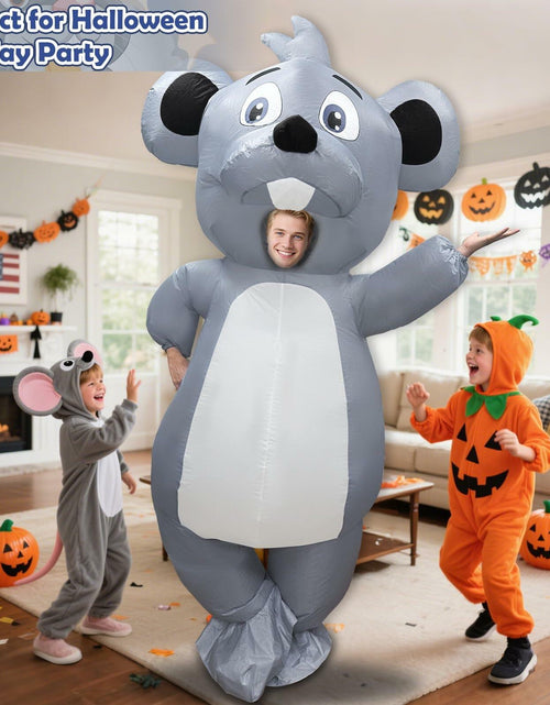 Load image into Gallery viewer, Camlinbo Inflatable Adult Blow Up Rat Costume Body Suit Multicolor One Size
