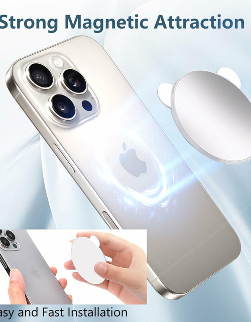Load image into Gallery viewer, QxbBox Magnetic Selfie Mirror for Back Camera Compatible with Magsafe Case White
