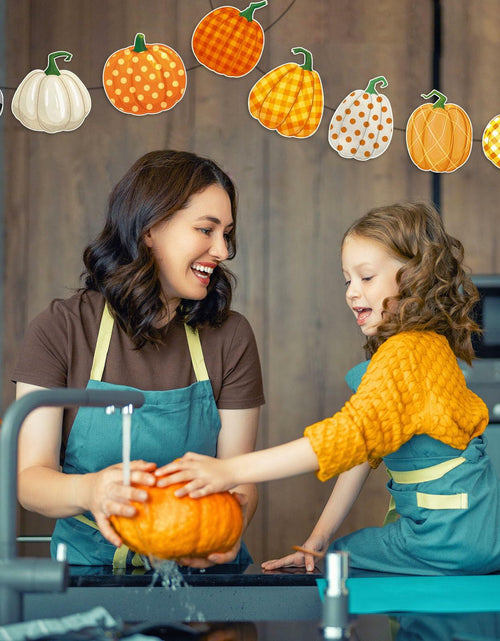 Load image into Gallery viewer, Cholemy 90 Pcs Pumpkin Cutouts Thanksgiving Fall Colorful Paper Decor
