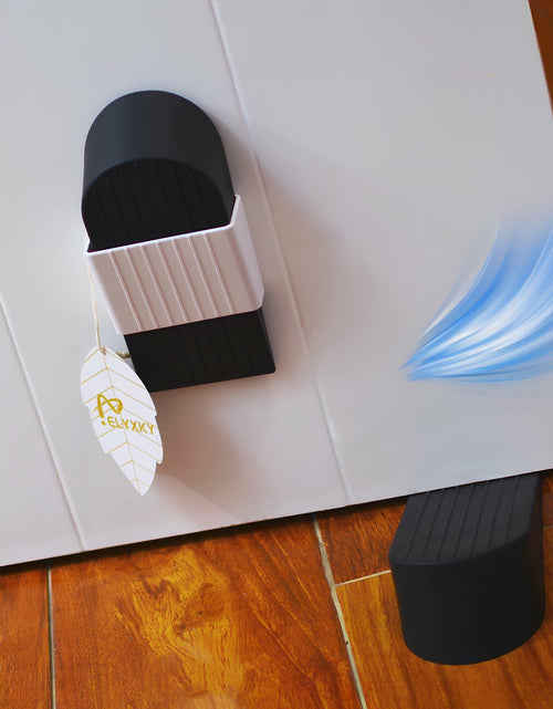 Load image into Gallery viewer, ELYXKY Rubber Door Stopper King-Size 2PCS Heavy-Duty Non-Slip Black
