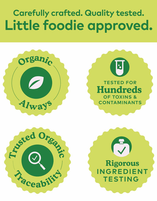 Load image into Gallery viewer, Plum Organics Stage 2 Baby Food Pear Pea Spinach 4oz Pouch Organic
