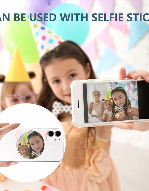 Load image into Gallery viewer, QxbBox Magnetic Selfie Mirror for Back Camera Compatible with Magsafe Case White
