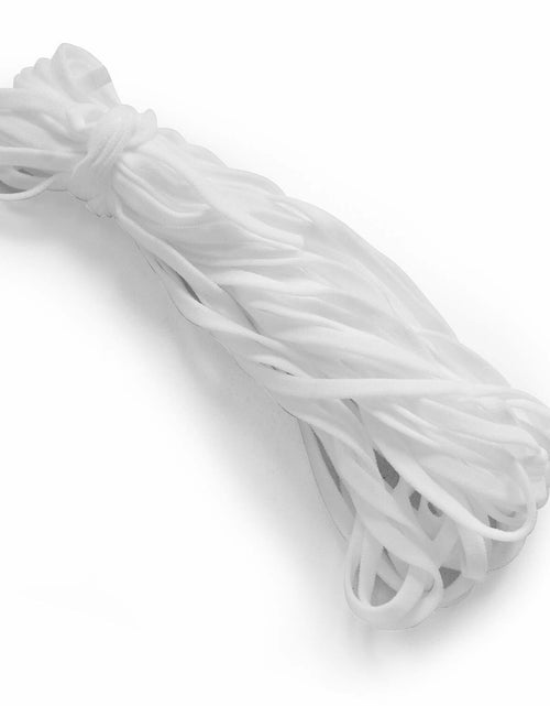 Load image into Gallery viewer, Trims by the Yard 1/4" Ultra Soft Knit Elastic Band 10 Yards White
