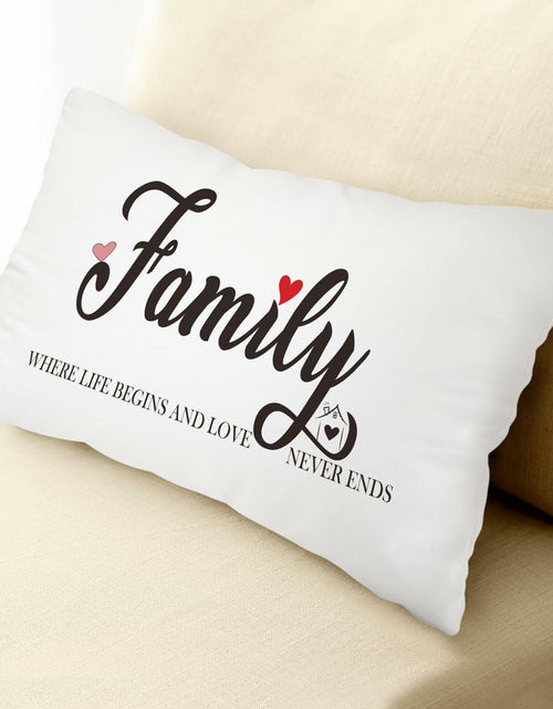 Load image into Gallery viewer, Fihjm Family Throw Pillow Cover 12x20 Beige Farmhouse Home Decor 24 Pack
