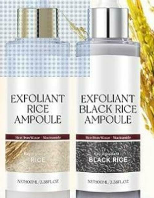 Load image into Gallery viewer, OVQ Gentle Rice Exfoliating Ampoule Hydrating &amp; Brightening Facial Serum. 3.38
