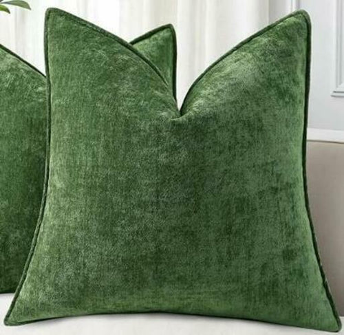 Load image into Gallery viewer, MIULEE Christmas Pillow Covers Dark Green 18x18 Inch Set of 2
