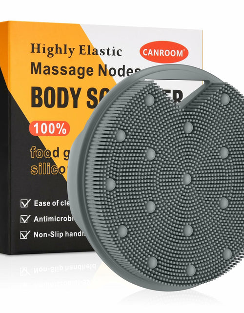 Load image into Gallery viewer, Canroom Silicone Body Scrubber for Men Women - Anti Zinc Infused-Exfoliating
