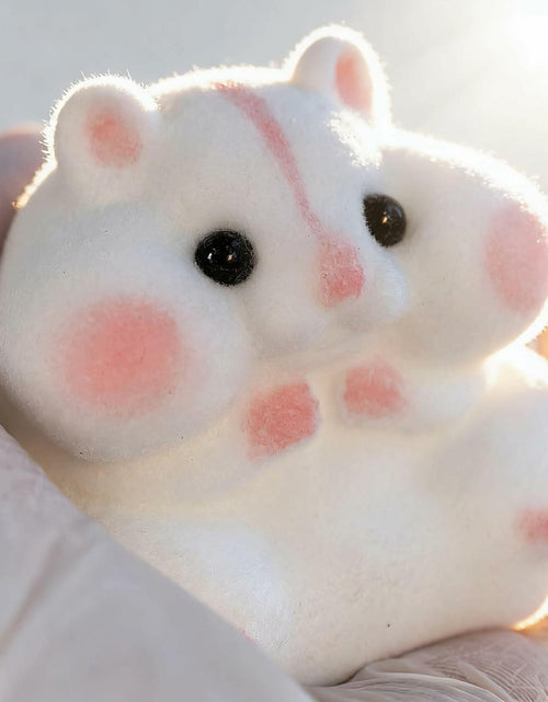 Load image into Gallery viewer, Generic Handmade Taba Squishy Hamster Toy Soft Silicone Mochi White
