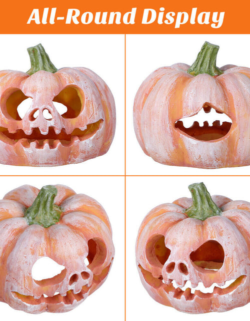 Load image into Gallery viewer, Pumpkin Shaped Fish Hideout House Tank Decor Aquarium Fish Tank Decoration
