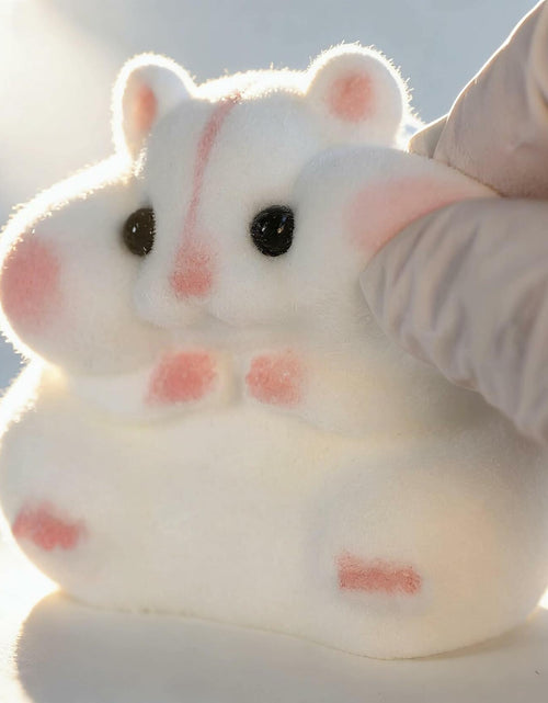 Load image into Gallery viewer, Generic Handmade Taba Squishy Hamster Toy Soft Silicone Mochi White
