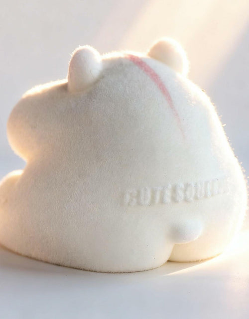 Load image into Gallery viewer, Generic Handmade Taba Squishy Hamster Toy Soft Silicone Mochi White
