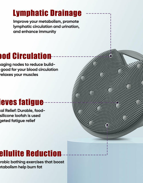 Load image into Gallery viewer, Canroom Silicone Body Scrubber for Men Women - Anti Zinc Infused-Exfoliating
