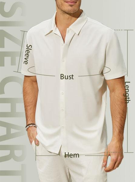 Load image into Gallery viewer, JEKAOYI Men's Stretch Wrinkle-Free Dress Shirt Button Down Beige Size L
