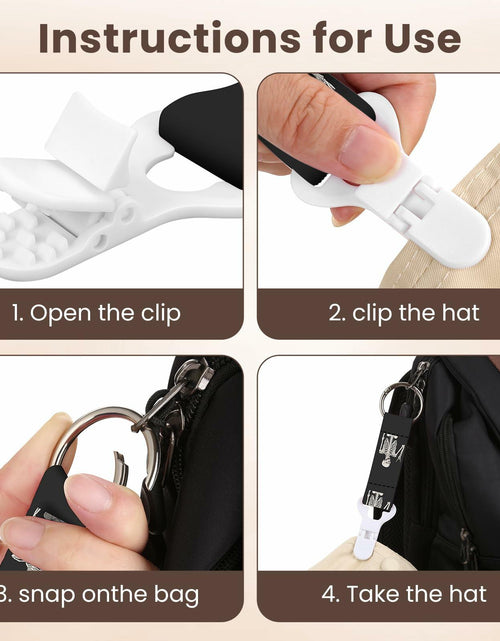 Load image into Gallery viewer, dcdcee Hat Clip Travel Accessory for Bags Backpacks Luggage Skull 1
