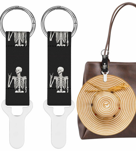 dcdcee Hat Clip Travel Accessory for Bags Backpacks Luggage Skull 1