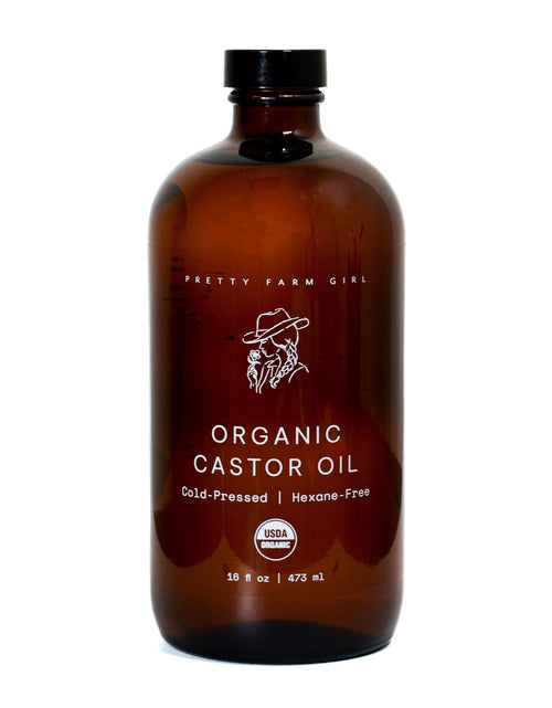 Load image into Gallery viewer, Organic Pure Castor Oil + Cloth Pack Bundle
