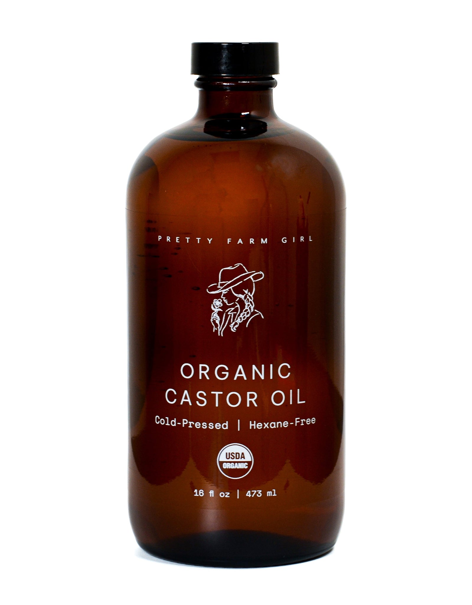 Pure Organic Cold Pressed Hexane-Free Castor Oil