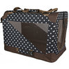 Dark Navy/Brown Polka