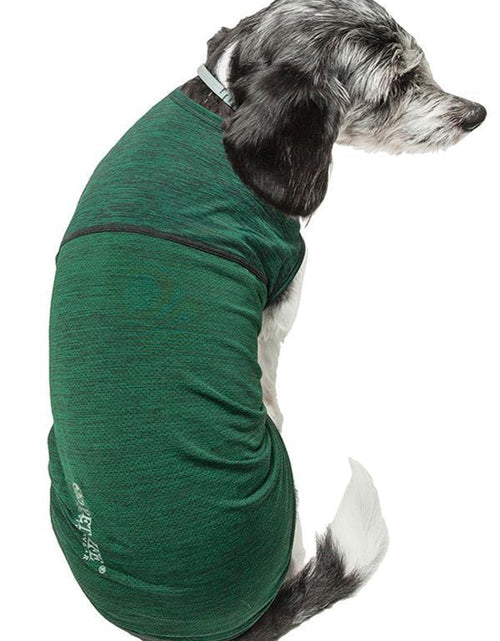 Load image into Gallery viewer, Pet Life ® Active 'Aero-Pawlse' Quick-Dry and 4-Way-Stretch Yoga Fitness Dog T-Shirt Tank Top
