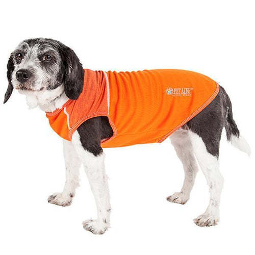 Load image into Gallery viewer, Pet Life ® Active 'Aero-Pawlse' Quick-Dry and 4-Way-Stretch Yoga Fitness Dog T-Shirt Tank Top
