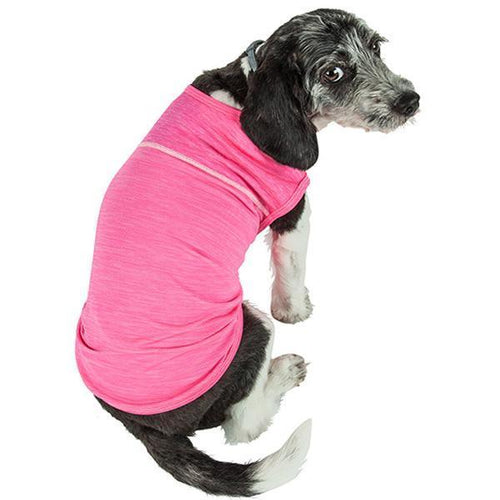 Load image into Gallery viewer, Pet Life ® Active 'Aero-Pawlse' Quick-Dry and 4-Way-Stretch Yoga Fitness Dog T-Shirt Tank Top
