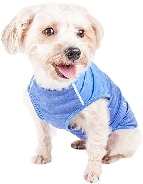 Load image into Gallery viewer, Pet Life ® Active 'Aero-Pawlse' Quick-Dry and 4-Way-Stretch Yoga Fitness Dog T-Shirt Tank Top
