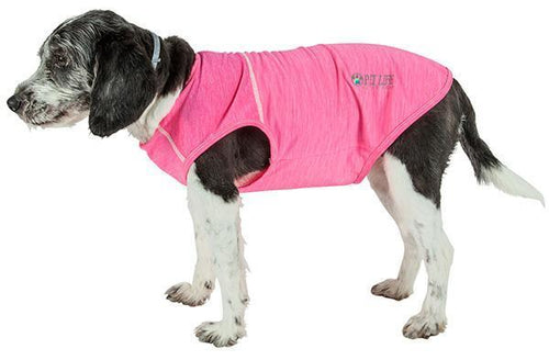 Load image into Gallery viewer, Pet Life ® Active 'Aero-Pawlse' Quick-Dry and 4-Way-Stretch Yoga Fitness Dog T-Shirt Tank Top
