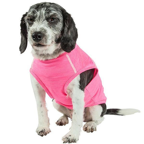 Load image into Gallery viewer, Pet Life ® Active 'Aero-Pawlse' Quick-Dry and 4-Way-Stretch Yoga Fitness Dog T-Shirt Tank Top
