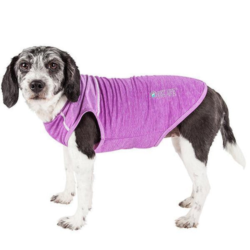 Load image into Gallery viewer, Pet Life ® Active 'Aero-Pawlse' Quick-Dry and 4-Way-Stretch Yoga Fitness Dog T-Shirt Tank Top

