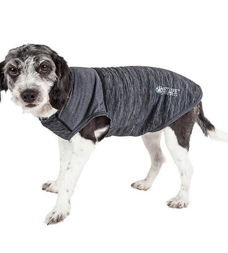 Pet Life ® Active 'Aero-Pawlse' Quick-Dry and 4-Way-Stretch Yoga Fitness Dog T-Shirt Tank Top