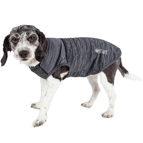 Load image into Gallery viewer, Pet Life ® Active 'Aero-Pawlse' Quick-Dry and 4-Way-Stretch Yoga Fitness Dog T-Shirt Tank Top
