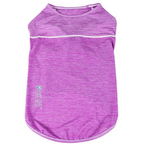 Load image into Gallery viewer, Pet Life ® Active 'Aero-Pawlse' Quick-Dry and 4-Way-Stretch Yoga Fitness Dog T-Shirt Tank Top
