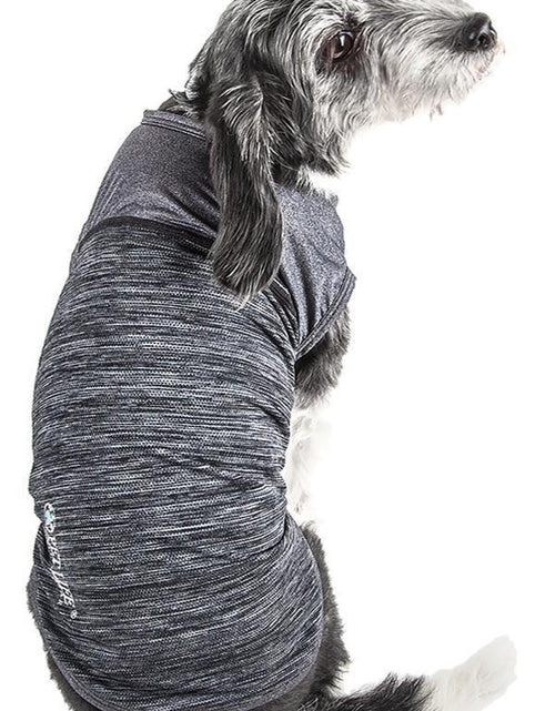 Load image into Gallery viewer, Pet Life ® Active 'Aero-Pawlse' Quick-Dry and 4-Way-Stretch Yoga Fitness Dog T-Shirt Tank Top
