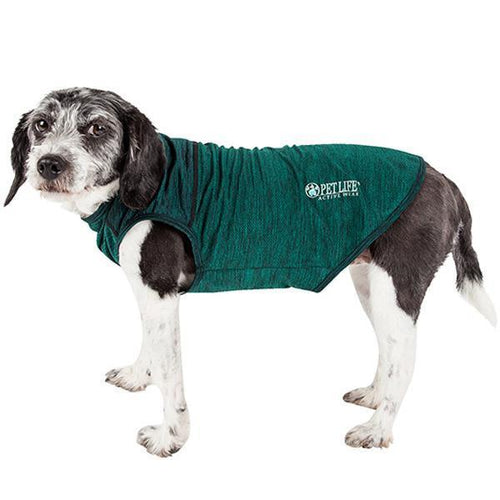 Load image into Gallery viewer, Pet Life ® Active 'Aero-Pawlse' Quick-Dry and 4-Way-Stretch Yoga Fitness Dog T-Shirt Tank Top
