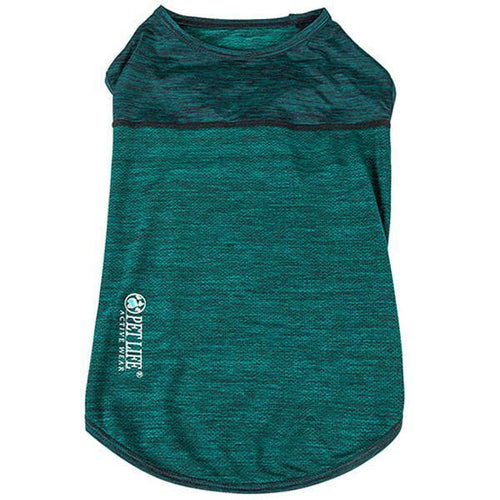Load image into Gallery viewer, Pet Life ® Active 'Aero-Pawlse' Quick-Dry and 4-Way-Stretch Yoga Fitness Dog T-Shirt Tank Top
