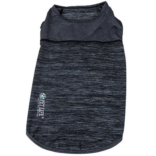 Load image into Gallery viewer, Pet Life ® Active 'Aero-Pawlse' Quick-Dry and 4-Way-Stretch Yoga Fitness Dog T-Shirt Tank Top
