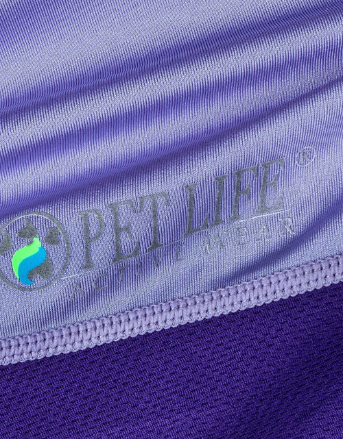 Load image into Gallery viewer, Pet Life ® Active 'Barko Pawlo' Relax-Stretch Quick-Drying Performance Dog Polo T-Shirt
