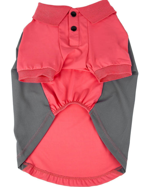 Load image into Gallery viewer, Pet Life ® Active 'Barko Pawlo' Relax-Stretch Quick-Drying Performance Dog Polo T-Shirt
