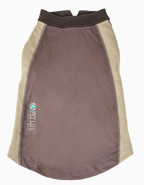 Load image into Gallery viewer, Pet Life ® Active 'Barko Pawlo' Relax-Stretch Quick-Drying Performance Dog Polo T-Shirt
