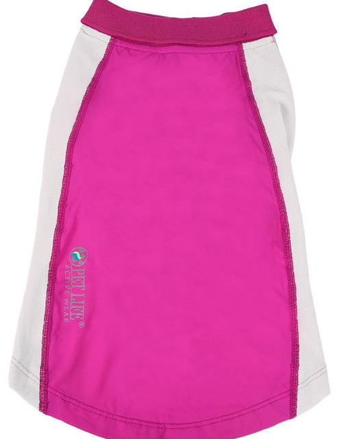 Load image into Gallery viewer, Pet Life ® Active 'Barko Pawlo' Relax-Stretch Quick-Drying Performance Dog Polo T-Shirt

