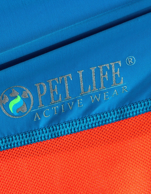 Load image into Gallery viewer, Pet Life ® Active 'Barko Pawlo' Relax-Stretch Quick-Drying Performance Dog Polo T-Shirt
