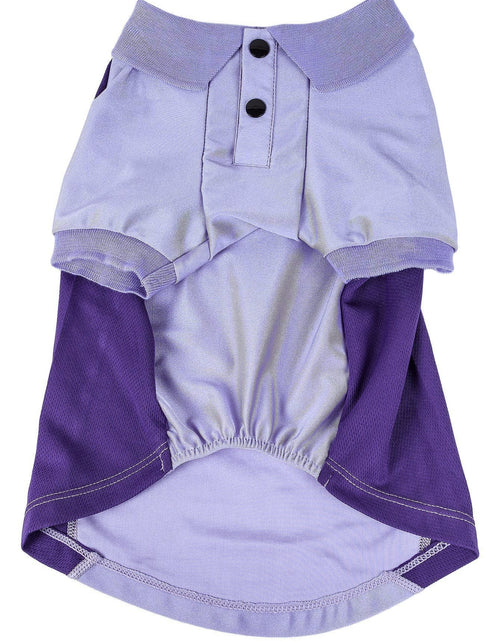 Load image into Gallery viewer, Pet Life ® Active 'Barko Pawlo' Relax-Stretch Quick-Drying Performance Dog Polo T-Shirt
