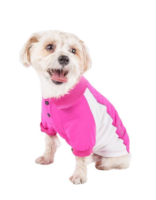 Load image into Gallery viewer, Pet Life ® Active 'Barko Pawlo' Relax-Stretch Quick-Drying Performance Dog Polo T-Shirt
