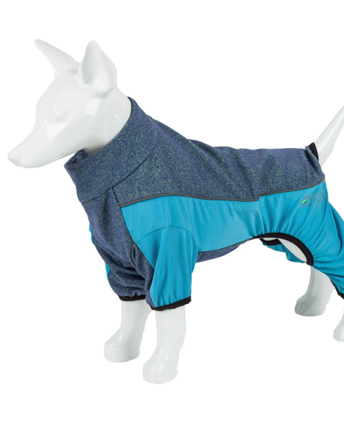 Load image into Gallery viewer, Pet Life ® Active 'Chase Pacer' Medium-weight 4-Way-Stretch Yoga Fitness Dog Tracksuit

