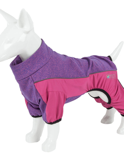Load image into Gallery viewer, Pet Life ® Active 'Chase Pacer' Medium-weight 4-Way-Stretch Yoga Fitness Dog Tracksuit
